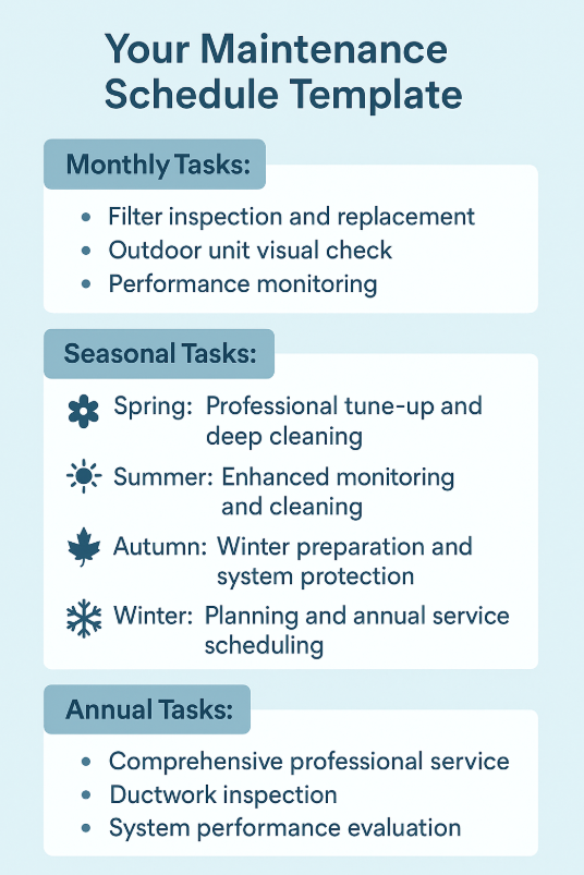 air conditioning maintenance schedule