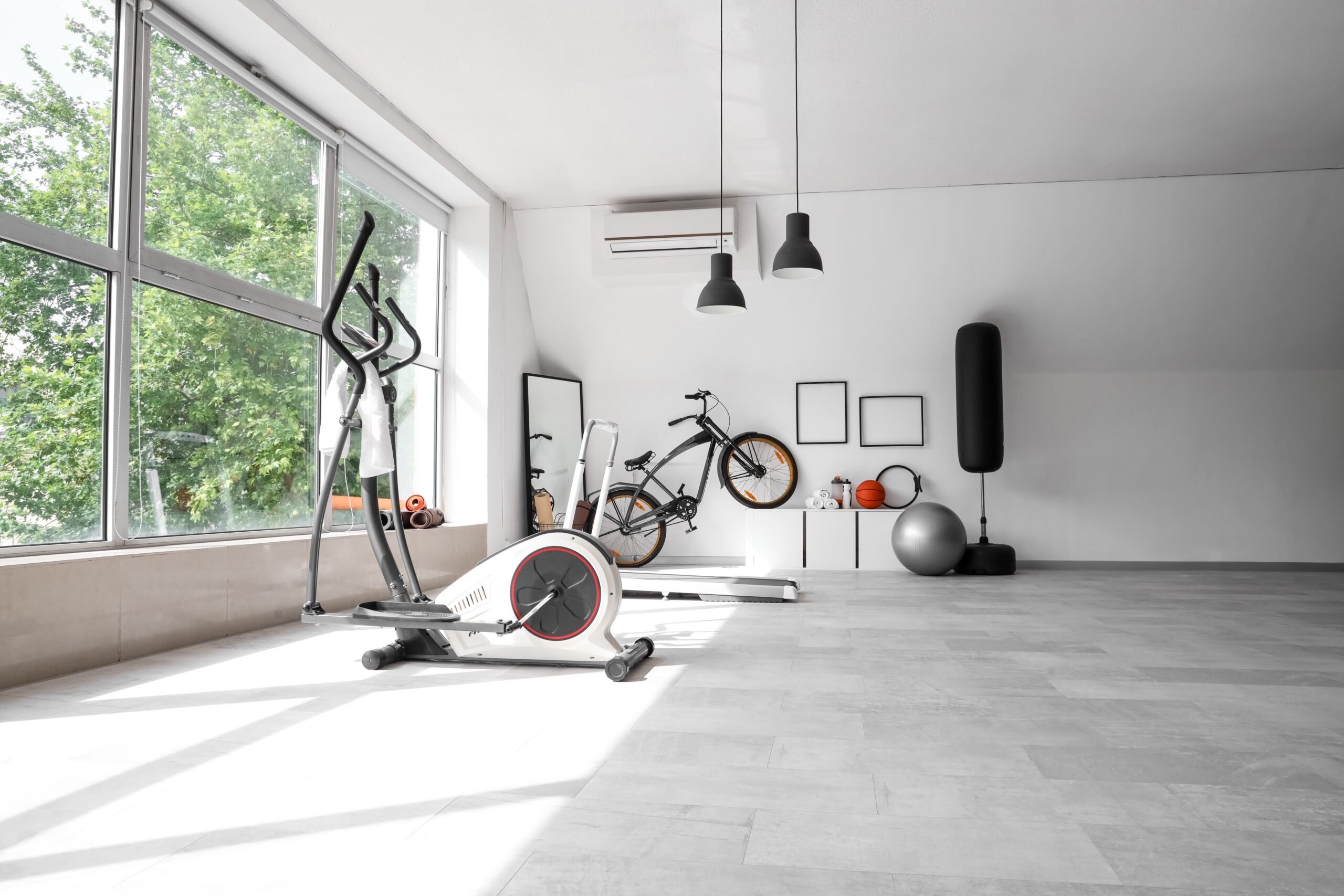 home gym air conditioning installation
