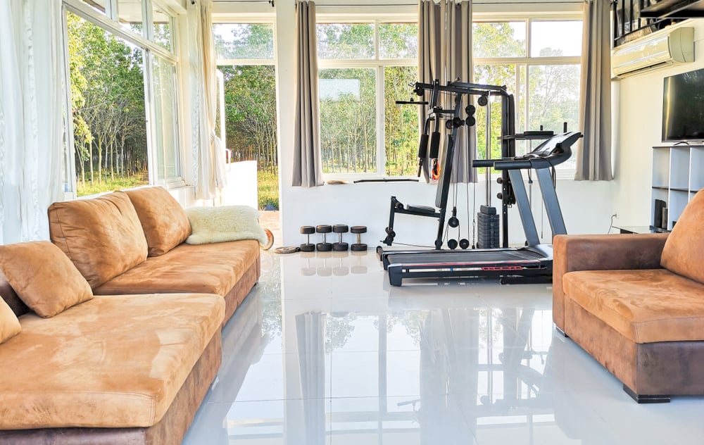 Private Gym,At Home with air conditioning